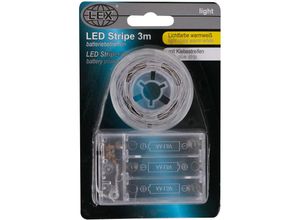 4039214054109 - Linder Exclusiv Gmbh - lex 90er led Stipe 3 Meter Lichterstreifen Batterie betrieben warm weiß