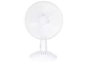 4039214539491 - Tischventilator XXL Ø30 cm 3 Geschwindigk Oszillation 50cm weiss*