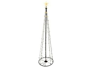 4039214800812 - Inda-exclusiv - led Metall Weihnachtsbaum 120 cm Außen 8 Funktionen-MLK058W-8-linder