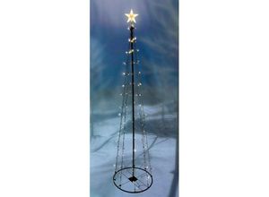 4039214800829 - Inda-exclusiv - led Metall Weihnachtsbaum 180 cm Außen 8 Funktionen-MLK059W-8-linder