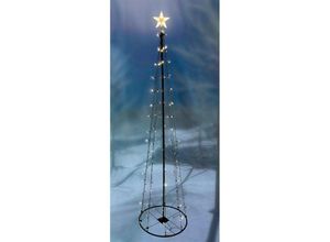 4039214800836 - Inda-exclusiv - led Metall Weihnachtsbaum 240 cm Außen 8 Funktionen-DLK060W-8-Linder