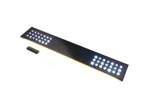 4039222349921 - Led Deckenleuchte iLand - Deckenlampe mit direkter und indirekter Beleuchtung 2700K warmweiß - 6500K kaltweiß Metall Glas schwarz 230V - Wipo