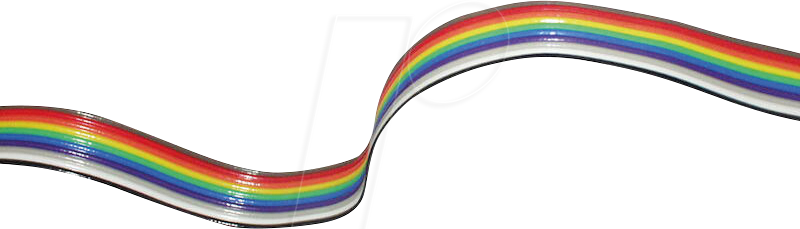 4039289061835 - ECON 28AWG50F - Flachbandkabel 28AWG 50 polig farbig 305 m 127 mm