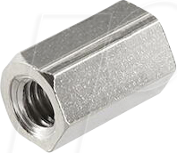 4039289066717 - ECON D3X08I5MT - Abstandsbolzen Messing M3 8 mm Innen Innen