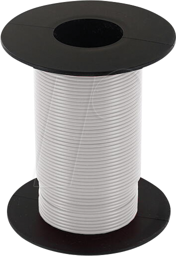 4039289076457 - ECON KL025WS25 - Kupferlitze 025qmm weiß Spule 25m