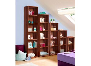 4039399006467 - Regal PRIESS Regale Gr B H T 41 cm x 167 cm x 38 cm braun (nussbaumfarben) Büroregal Kinderregal Büroregale Regale