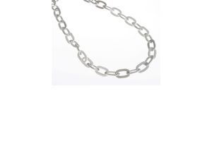 4039414111527 - Edelstahlkette FIRETTI Schmuck Geschenk Ankerkettengliederung 5 mm breit Halsketten Gr 50 Edelstahl Breite 5 mm silberfarben (edelstahlfarben) Damen Made in Germany