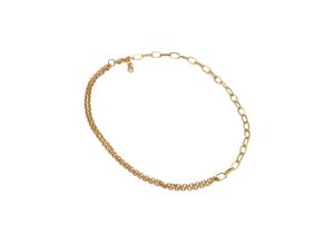 4039414112692 - Collier FIRETTI Schmuck Geschenk Halsschmuck Halskette Ankerkette Halsketten Gr Edelstahl Länge 45 cm Breite 5 mm gelb (gelbgoldfarben) Damen Colliers Made in Germany