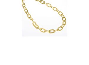 4039414211616 - Edelstahlkette FIRETTI Schmuck Geschenk Ankerkettengliederung 5 mm breit Halsketten Gr 80 Edelstahl Breite 5 mm gelb (gelbgoldfarben) Damen Edelstahlketten Made in Germany