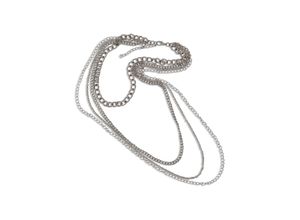 4039787015255 - Lange Kette FIRETTI Long Layering Halsketten Gr Metall Länge 53 cm grau (metallfarben) Damen Lange Ketten