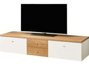 4039853373586 - Lowboard NOW BY HÜLSTA now time Sideboards Gr B H T 190 cm x 405 cm x 52 cm braun (natureiche lack weiß) Lowboards