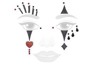 4039996385392 - Face-Art-Tattoo Glitzer-Pierrot 4039996385392 - Face-Art-Tattoo Glitzer-Pierrot