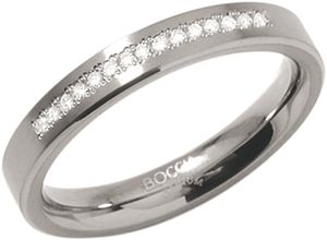 4040066170411 - BOCCIA® Damenring Titan mit 15 Brillanten zus ca 0075 Karat silber 54