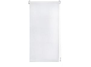 4040255300155 - Ondeco Klemmrollos ohne Bohren Sichtschutz Rollo Fenster innen und Tür mit Klemmträger Seitenzugrollo Lichtdurchlässig Blickdicht Sonnenschutz Trend Farbe Weiss Größe 100x150 cm