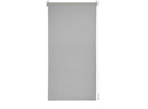 4040255300223 - Ondeco Klemmrollos ohne Bohren Sichtschutz Rollo Fenster innen und Tür mit Klemmträger Seitenzugrollo Lichtdurchlässig Blickdicht Sonnenschutz Trend Farbe Grau Größe 120x150 cm