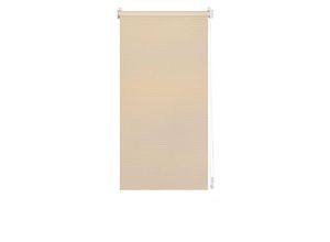 4040255300261 - Ondeco Klemmrollos ohne Bohren Sichtschutz Rollo Fenster innen und Tür mit Klemmträger Seitenzugrollo Lichtdurchlässig Blickdicht Sonnenschutz Trend Farbe Sand Größe 75x150 cm