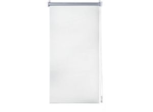 4040255301084 - Ondeco Thermo-Rollo ohne Bohren Klemmrollo für Fenster und Türen Klemmfix Verdunklungsrollo Sichtschutz Seitenzugrollo Rollo Sonnenschutz Fenster innen Blackout Farbe Weiss Größe 75x150 cm