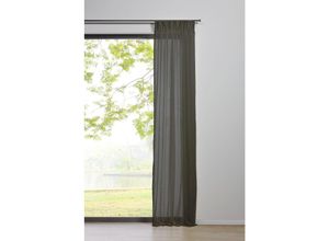 4040255304061 - Schlaufenschal Pure Gardinen Blickdicht Vorhang Schlafzimmer 1er Set - Grau - 135x245 cm