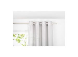 4040255304221 - Ondeco Ösenschal Breeze Blickdicht Schals Gardinen Öse Ösengadine Vorhänge 1er Set Farbe Grau Größe 135x245 cm