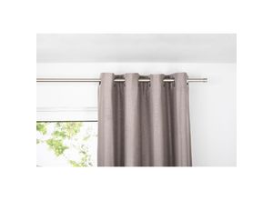 4040255304528 - Ondeco - senschal Balance Gardinen Blickdicht Vorhang Schlafzimmer Ösen Vorhänge Blickdicht 1er Set - Taupe - 135x300 cm