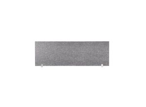 4040255324106 - Schreibtisch-Set desktopz Standfuss Farbe grau Größe 150x50x1cm