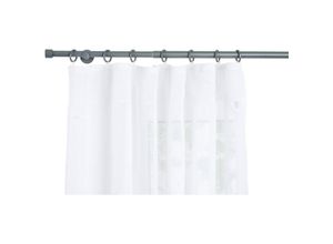 4040255513524 - Ondeco Gardinenstange ausziehbar 1-lauf 16-19mm Trendy für Fenster mit Wandmontage Farbe Dark Gray Größe 120-210 cm