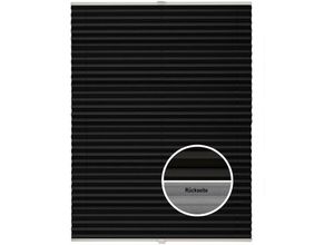 4040255966283 - Plissee Thermo ohne Bohren mit KlemmträgerSonnenschutz für Fenster innen lichtschutz und Blickdicht Faltrollo Sichtschutz für Tür Jalousie Rollo