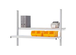 4040376149756 - Etagenbord lichtgrau RAL 7035 BxTxH 750 x 300 x 75 mm RAU