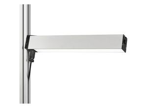 4040376539540 - LED-Arbeitsplatzleuchte seitliche Montage an System-Stützen BxTxH 500 x 52 x 65 mm RAU 4040376539540 - LED-Arbeitsplatzleuchte seitliche Montage an System-Stützen BxTxH 500 x 52 x 65 mm RAU