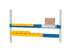 4040376864079 - Rau Halteschiene für höhenverstellbare Arbeitsplatzsysteme Serie E mit Einhängekante & Bohrbild B 1200 x T 25 x H 80 mm bis 30 kg