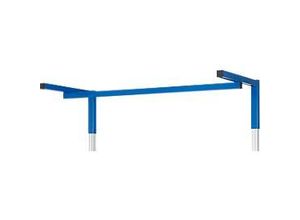 4040376864123 - Rau Laufschiene für höhenverstellbare Arbeitsplatzsysteme Serie E mit Beleuchtungsleiste & Karabiner B 1200 x T 40 x H 40 mm bis 30 kg