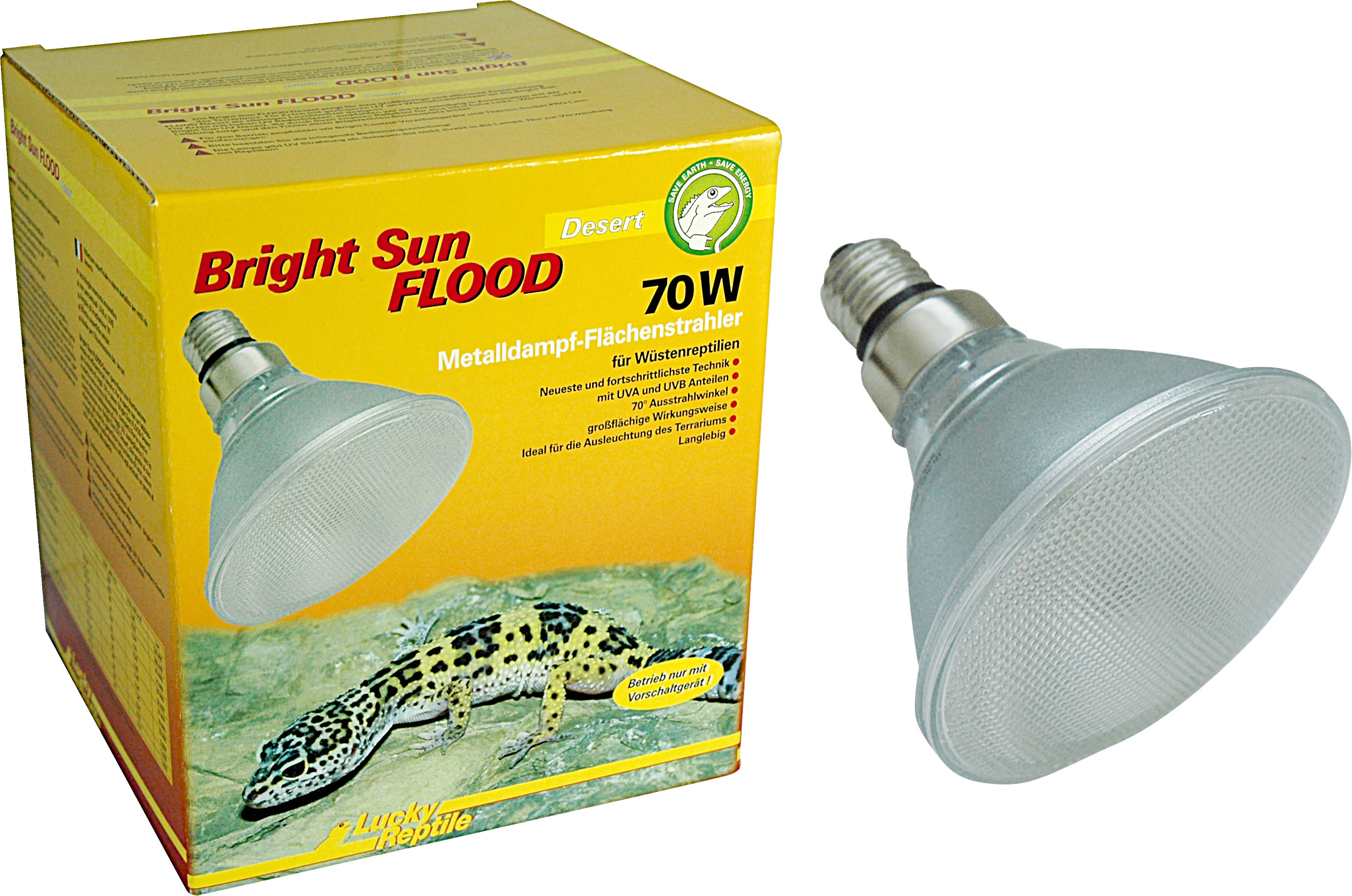 4040483636415 - Bright Sun flood Desert - 70W - Lucky Reptile