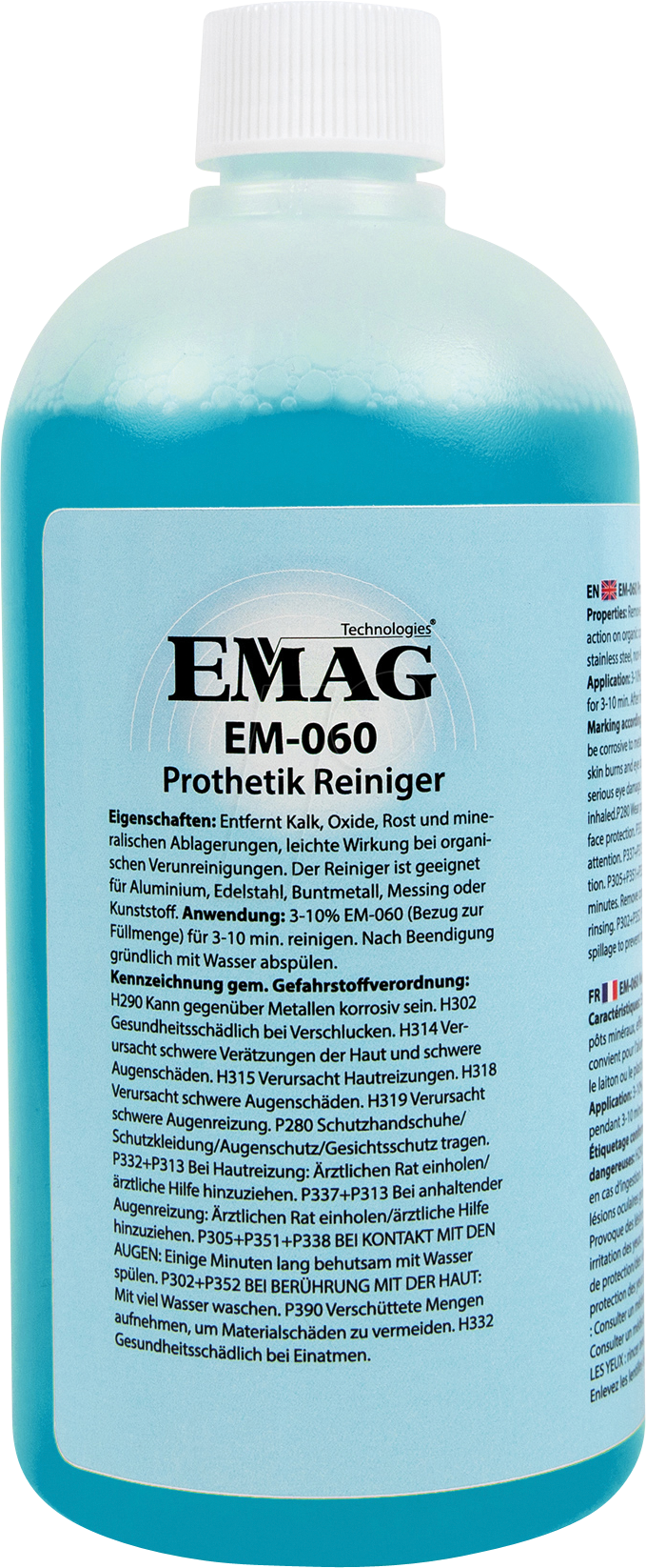 4040513171459 - EM-060 Reinigungskonzentrat Dentaler Bereich 500 ml - Emag