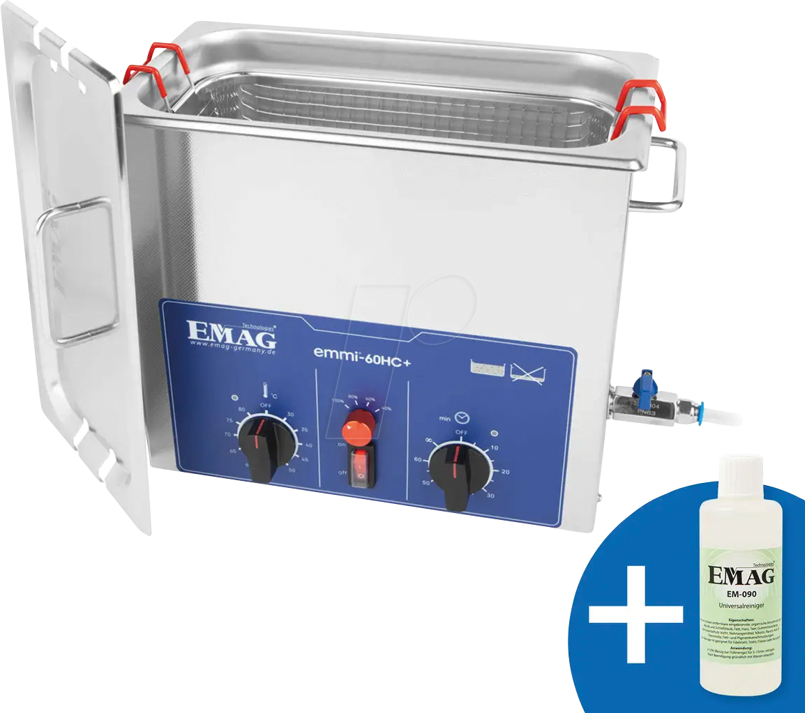 4040513180505 - EMMI 60 HC+ - Ultraschallreiniger 67 l 240 W mit Heizung Edelstahl 4040513180505 - EMMI 60 HC+ - Ultraschallreiniger 67 l 240 W mit Heizung Edelstahl