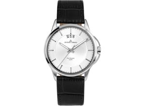 4040662098324 - Quarzuhr JACQUES LEMANS Sydney Armbanduhren schwarz (schwarz silberfarben) Herren Quarzuhren Armbanduhr Herrenuhr Datum Leuchtzeigergehärtetes Crystexglas