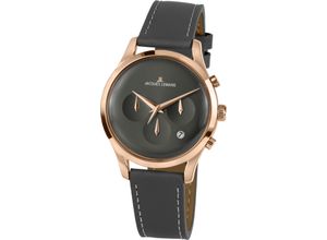 4040662156581 - Chronograph JACQUES LEMANS Retro Classic 1-2067E Armbanduhren rosegold (grau) Herren Quarzuhren Quarzuhr Armbanduhr Herrenuhr Datum Stoppfunktion