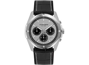 4040662180937 - Chronograph JACQUES LEMANS Monte Carlo Armbanduhren schwarz (schwarz grau) Herren Quarzuhren Quarzuhr Armbanduhr Herrenuhr Datum Stoppfunktion