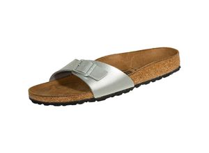 4040714146102 - Madrid bf silber schmale Weite Gr 37 - Grau - Birkenstock