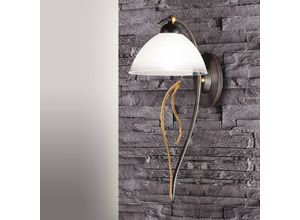4040766230149 - Wandleuchte Amabile rost gold mit weißem Glas 4040766230149 - Wandleuchte Amabile rost gold mit weißem Glas