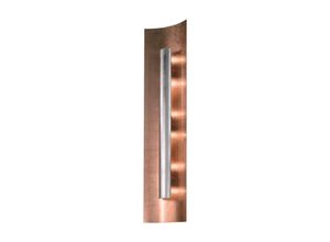 4040766934429 - Wandlampe Aura Kupfer Blende silber Höhe 100 cm