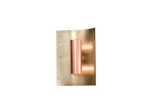 4040766981232 - Wandleuchte Aura Gold Blende kupfer Höhe 30 cm