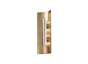 4040766983328 - 98332 Aura Gold Wand- & Deckenleuchte 3-flammig Silber 60cm - Gold - Kögl