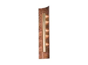 4040766991217 - Wandleuchte Aura Herbst Blende gold Höhe 30 cm