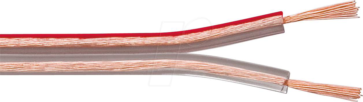 4040849151330 - GOOBAY 15133 - Lautsprecherkabel 2x25mm²  100 m transparent CU