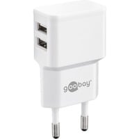 4040849449529 - USB-A-Adapter - USB-A-Ladegerät - CEE 7 16 - USB-A-Adapter - 2 Anschlüsse - 2400mA - 12W - weiß