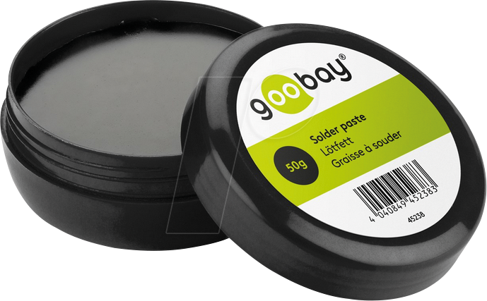 4040849452383 - Lötfett Dose 50 g Lötpaste zum Löten von Elektronikbauteilen (45238) - Goobay 4040849452383 - Lötfett Dose 50 g Lötpaste zum Löten von Elektronikbauteilen (45238) - Goobay