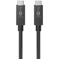 4040849492525 - goobay 49252 - Sync- & Ladekabel USB-C USB-C 05 m 100 W schwarz (49252)