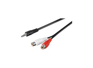 4040849501166 - GOOBAY 50116 - 35 mm Stereo Klinken Stecker zu 2x Cinch Buchse 15 m