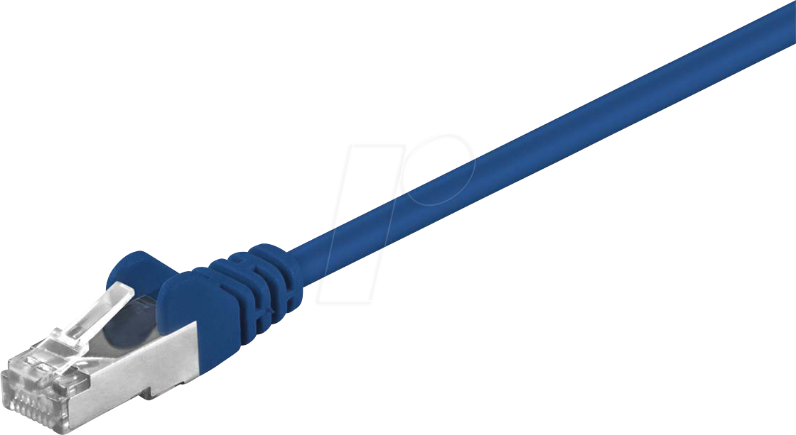 4040849501630 - GOOBAY 50163 - Cat5e F UTP Patchkabel CCA blau 100 m