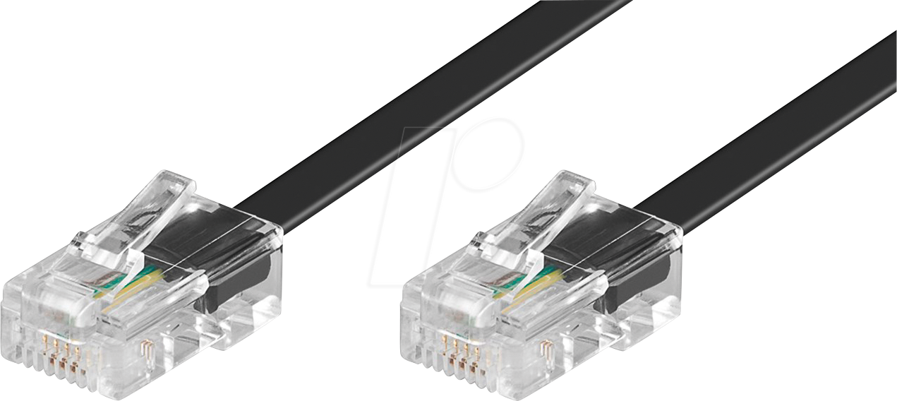 4040849502576 - GOOBAY 50257 - ISDN Modularanschlusskabel 4 polig belegt 10 m